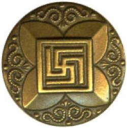 22-1.6  Radial designs (swastika) - brass